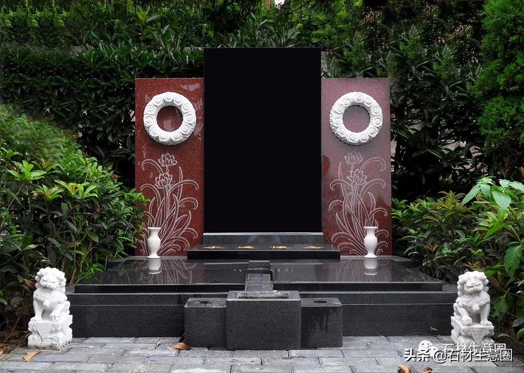 墓碑石材产地及价格,100种墓碑图片