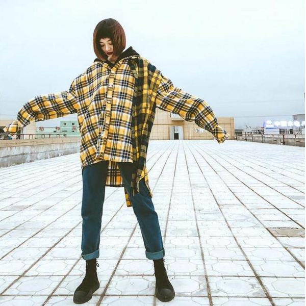 格子衬衫怎么穿才好看,格子衬衫怎么穿出高级感