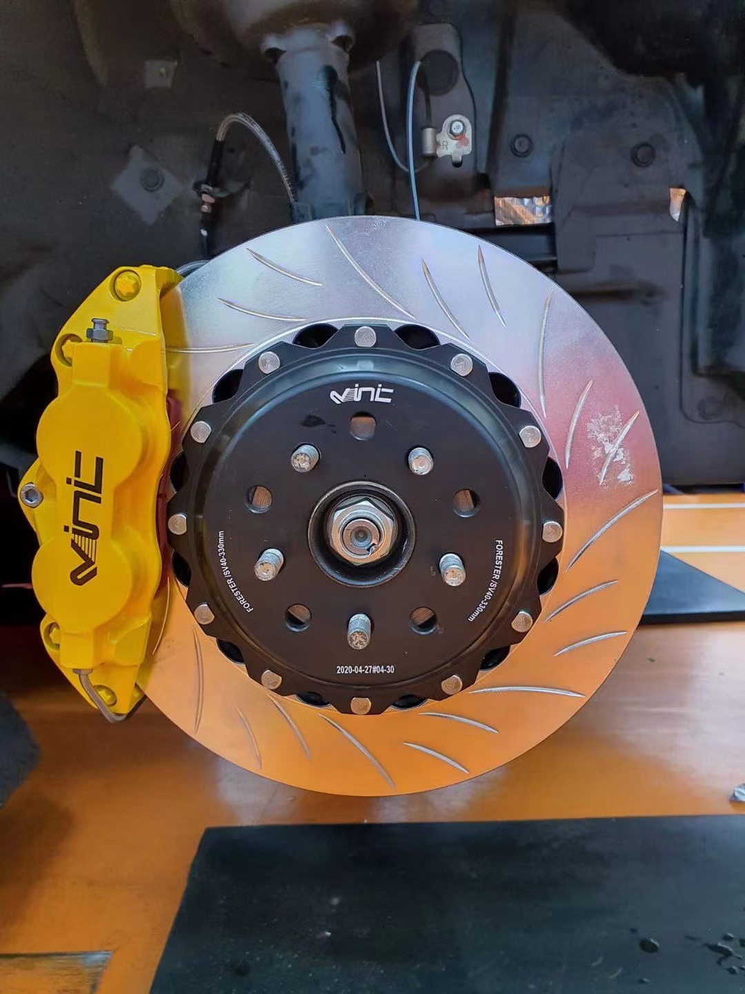 斯巴鲁森林人刹车软怎么调,斯巴鲁森林人升级刹车卡钳