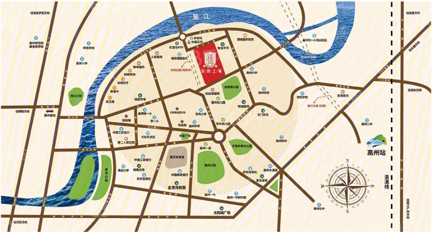 高州市三房两厅毛坯楼盘,高州市城东片区最新楼盘