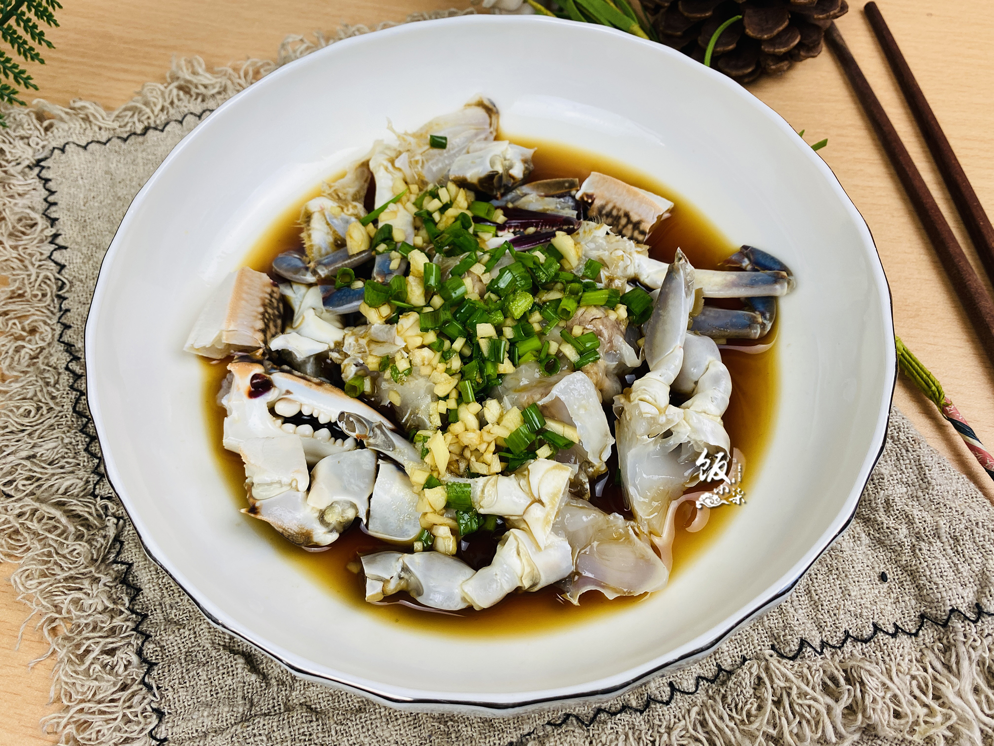 黄酒腌蟹正宗做法,生腌膏蟹的白酒加黄酒