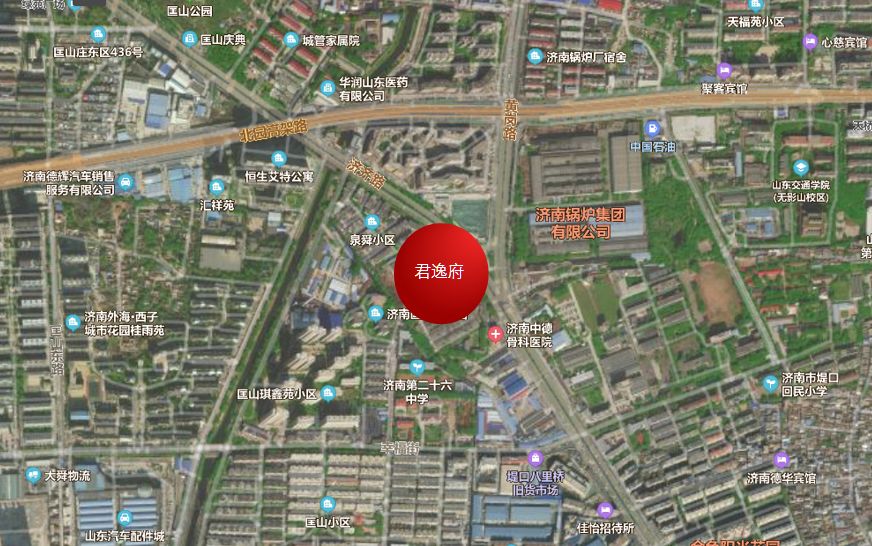 济南锅炉厂地块有动静了，力高君逸府临时售楼处开放