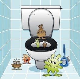 马桶怎么冲细菌少,马桶冲的时候有细菌么