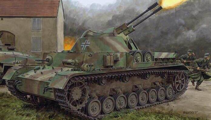 德国防空坦克球状闪电,球形闪电防空车是真的吗