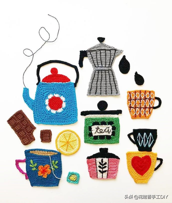 好看的手工毛线钩花,好看又好玩又简单的钩针毛线手工