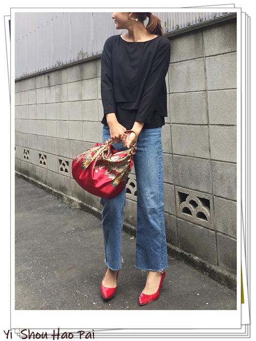 红色鞋子100种搭配,100种小红鞋