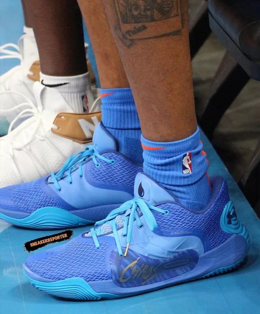 NBA球员上脚：雷霆球员的球鞋，施罗德和纳迪尔很帅气