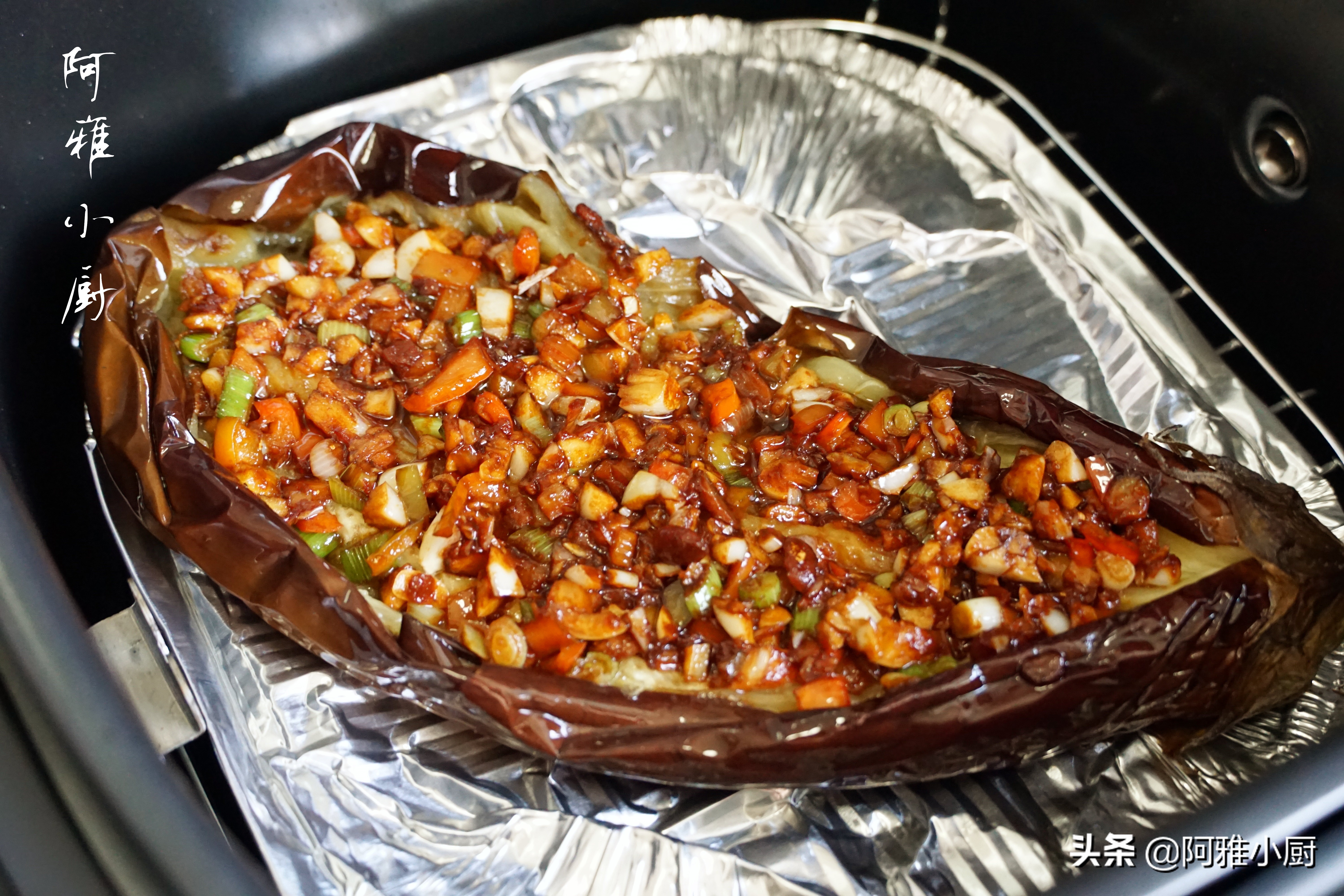 茄子别再油炸了怎么吃,脆皮糖醋茄子的做法色香味俱全