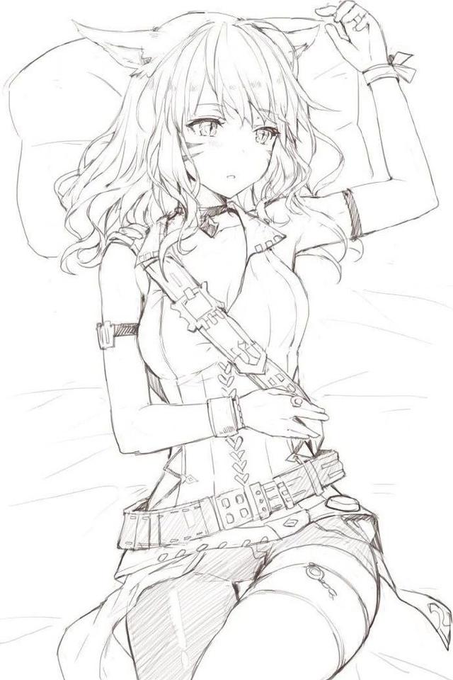 动漫线稿大全,动漫线稿分享