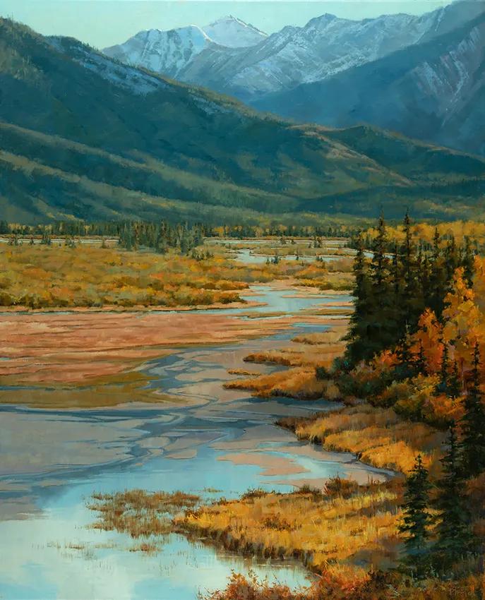 绝美风景油画教程,最灵动的风景油画