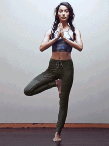 瑜伽后仰支撑式脚尖踩不下去,练了一年瑜伽树式还是站不稳