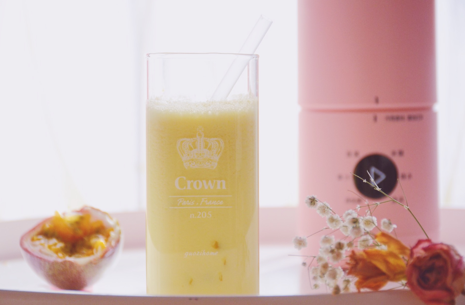 芒果百香果奶昔家常做法,芒果奶昔热饮奶茶店做法