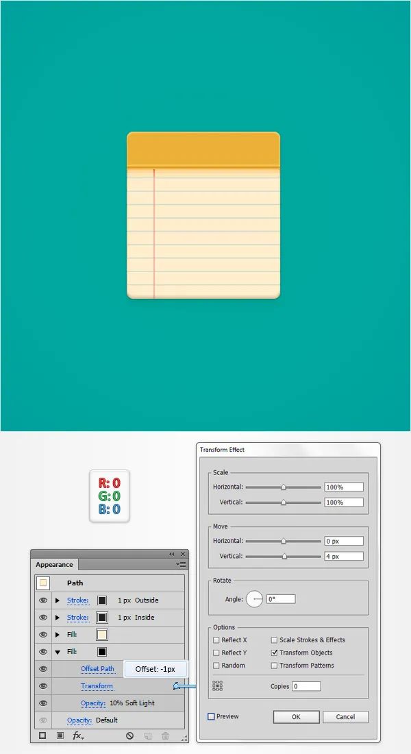 ai软件怎么做收藏夹图标,ai记事本图标制作