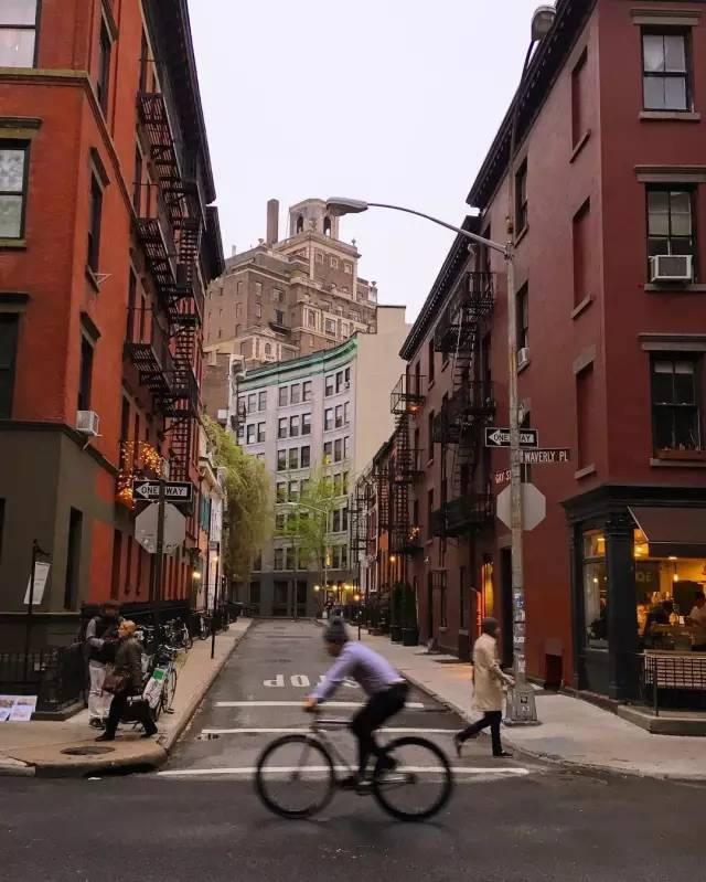 美国纽约的曼哈顿,纽约曼哈顿岛全景