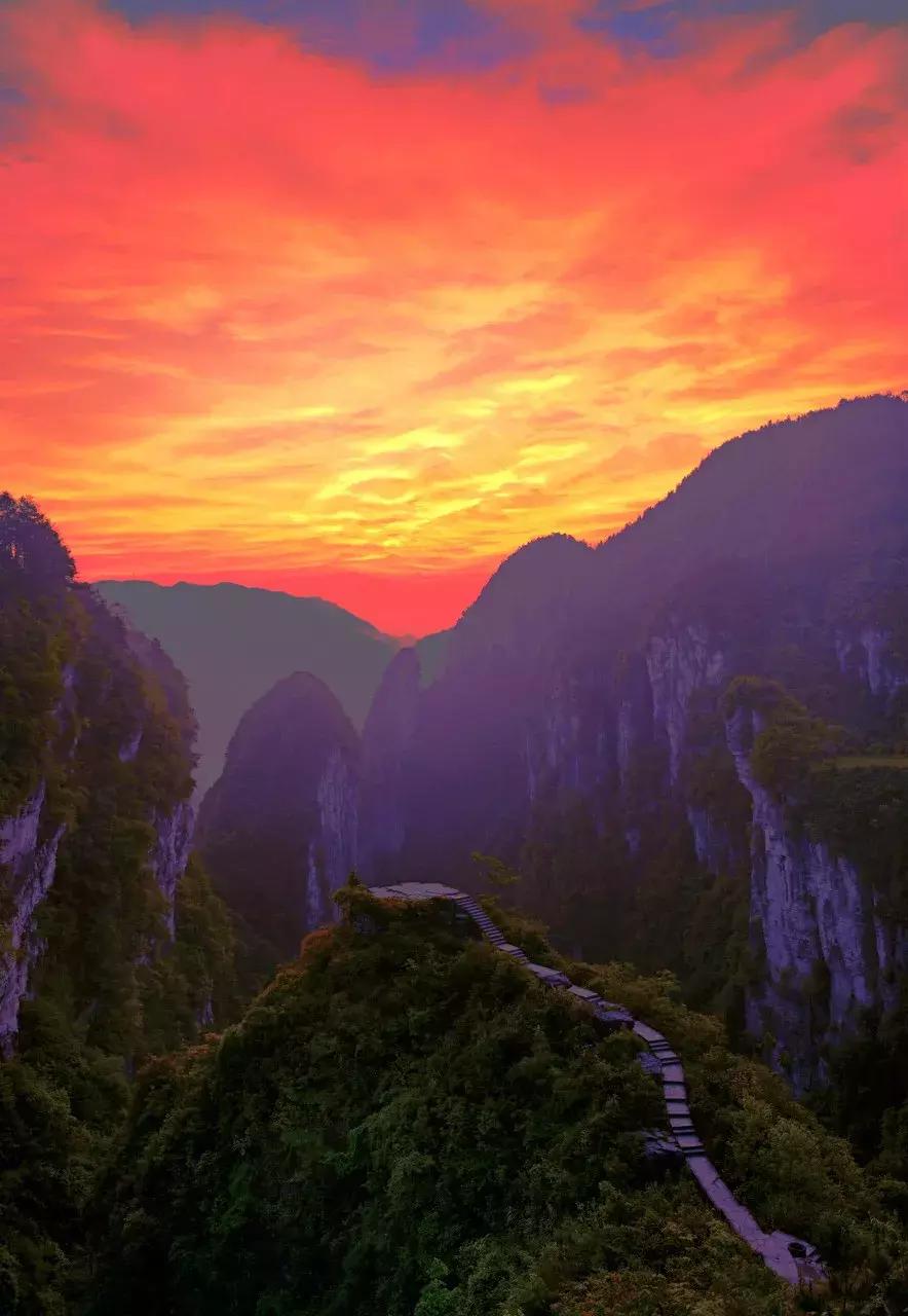 湖南湘西神秘风景,湘西人间仙境风景区