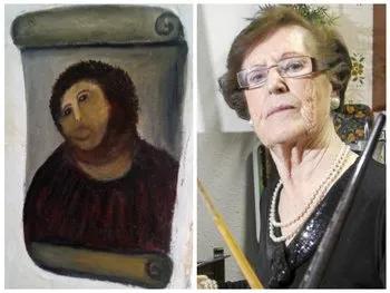 笑到流泪，毁容式*物文**修复引网友群嘲！少女变大妈，太辣眼睛