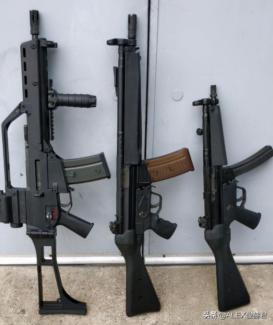 mp5冲锋枪和hk416步枪,德国步枪hk416