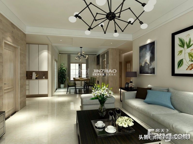 145平米房子装修什么风格,144平米现代简约暖色系风格