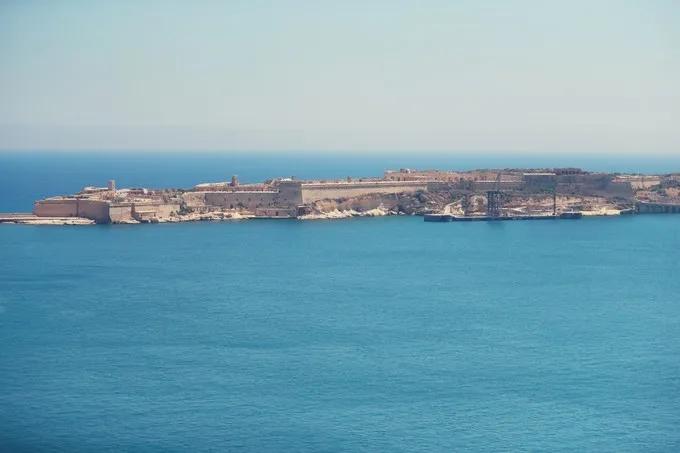 马耳他地中海迷人蓝色海水,地中海明珠马耳他视频