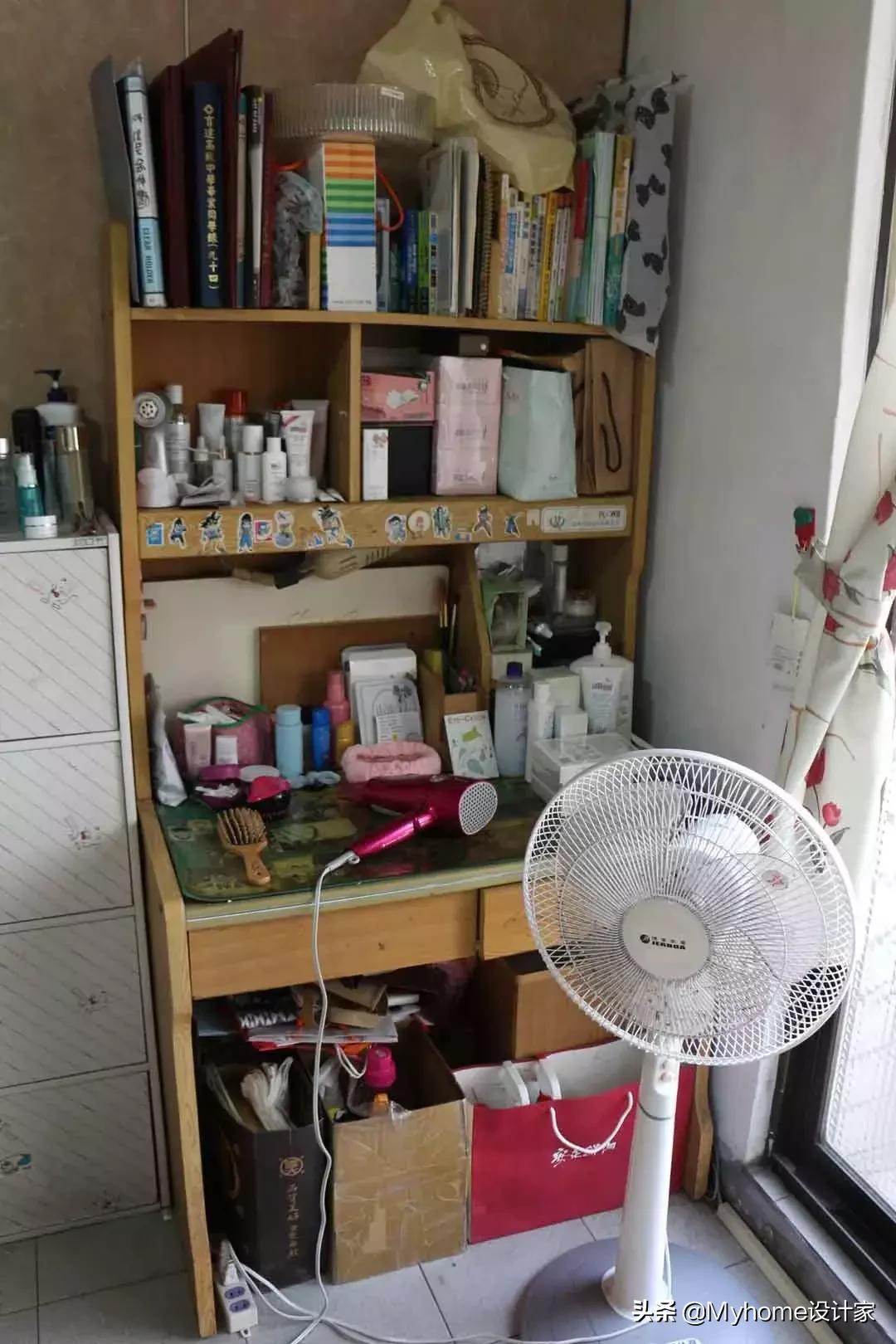 宜家旧房改造翻新书房,宜家书桌梳妆台