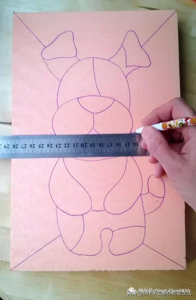 布艺diy拼布图案贴画,布画diy手工制作大全