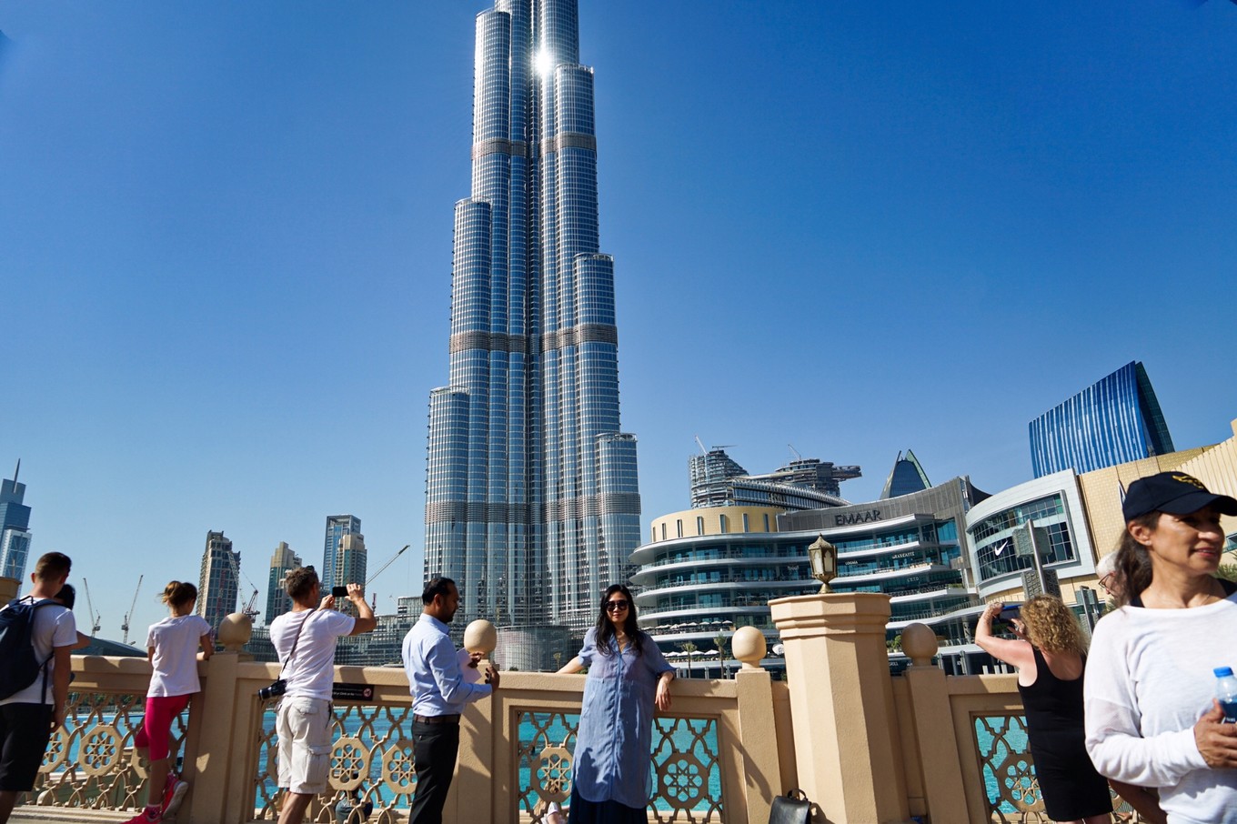 迪拜建筑沙漠之城,5小时迪拜城市地标建筑风光实拍