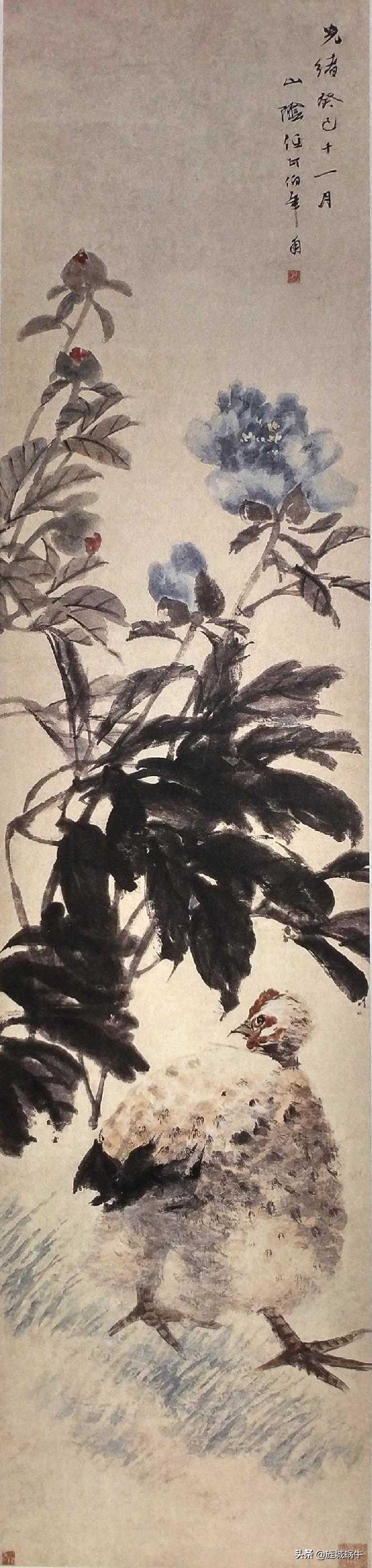 他以笔墨捕捉迎风腾飞的鸟雀、轻灵鲜活的花蕾