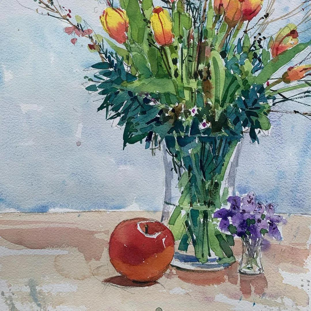 酣畅淋漓的水彩,酣畅淋漓水彩