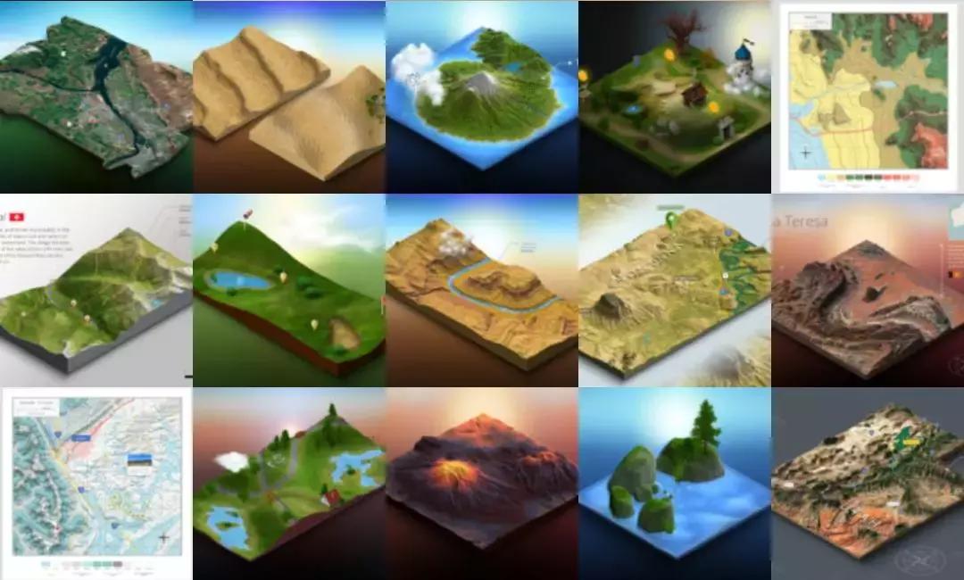 ps三维地图地形生成,ps三维地图插件