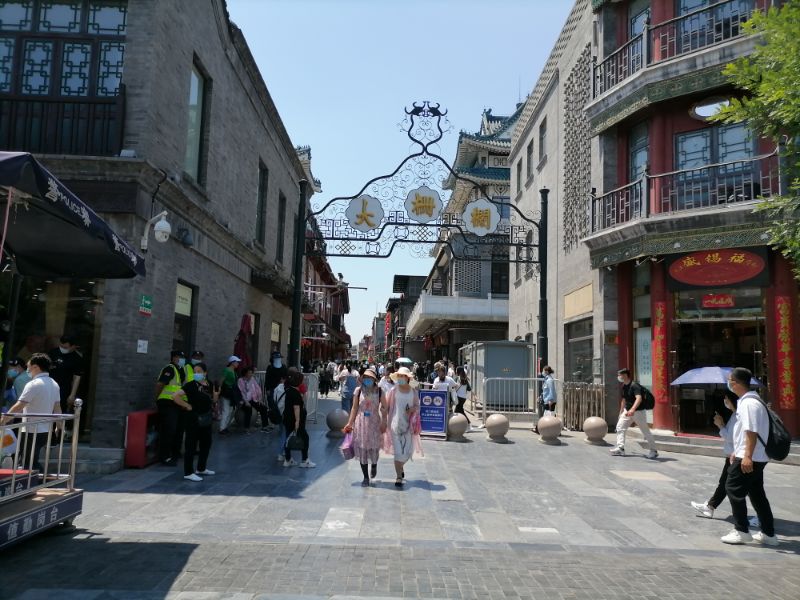 北京前门大街和大栅栏旅游路线图,前门大街旅游攻略一日游