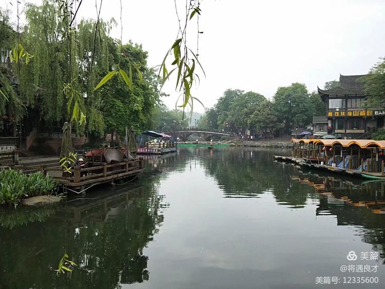 成都古镇黄龙溪,成都天府新区春季黄龙溪古镇