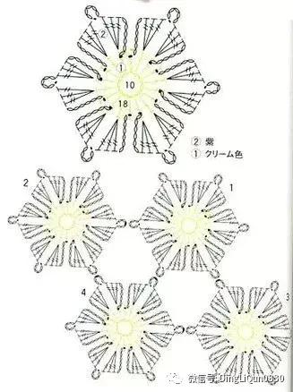 编织人生手工毯子编织教程,圆形垫子镂空钩针编织图解