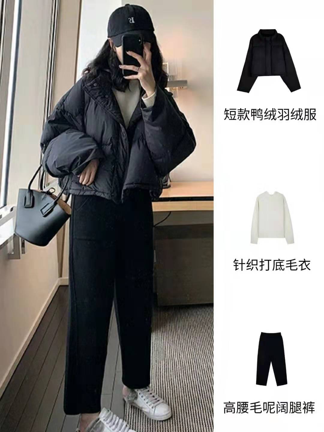 非常好看的紫色棉服显白还时尚,洋气棉服中长款高级感显瘦