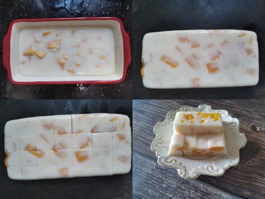 用芒果做果冻不用白凉粉,芒果果冻做法不用白凉粉和吉利丁