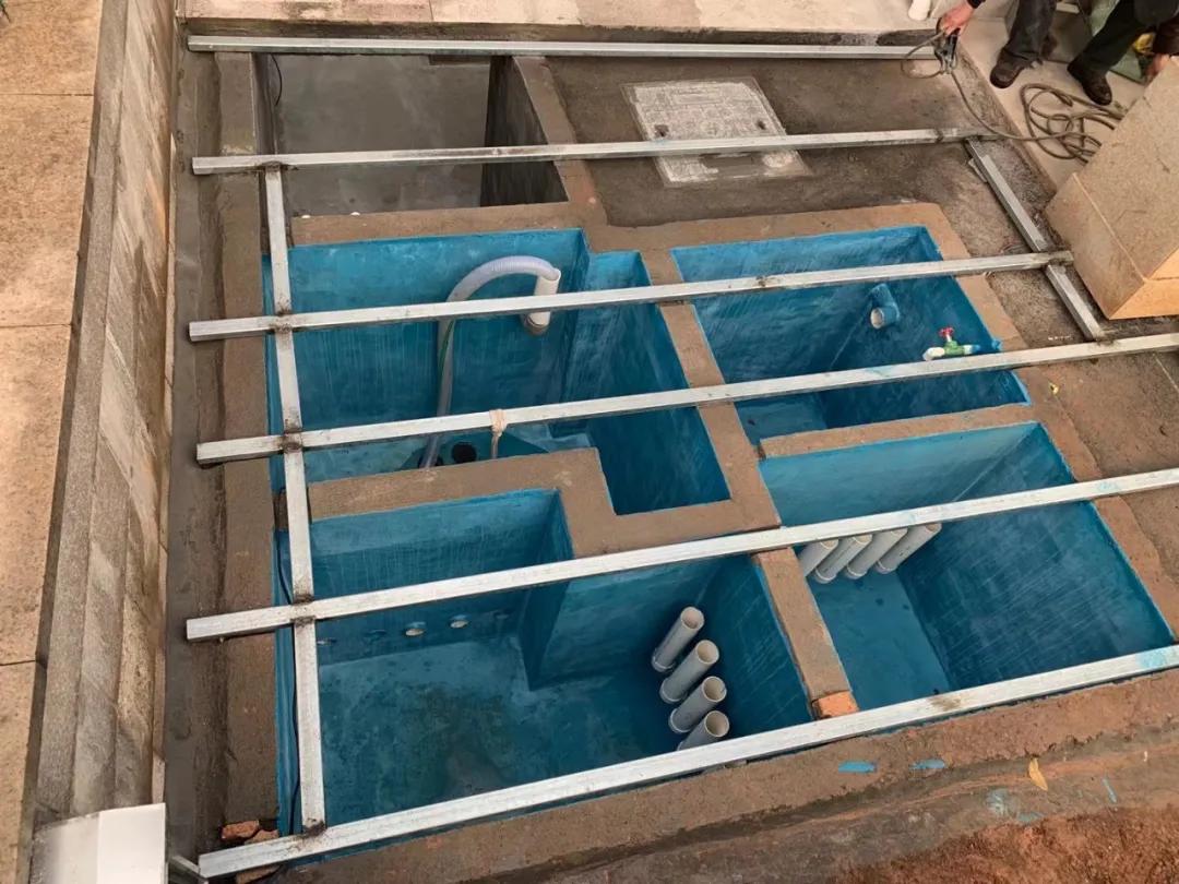 3-5吨锦鲤池建造,锦鲤池生态鱼池建造图