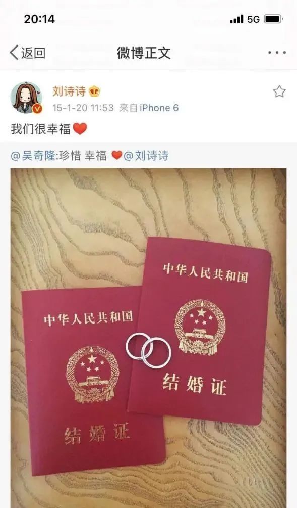 刘诗诗婚后败光2亿“彩礼钱”,吴奇隆:我老婆怎样都好