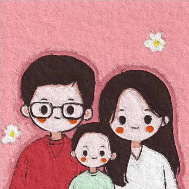 油画卡通头像男,微信头像女卡通呆萌动画