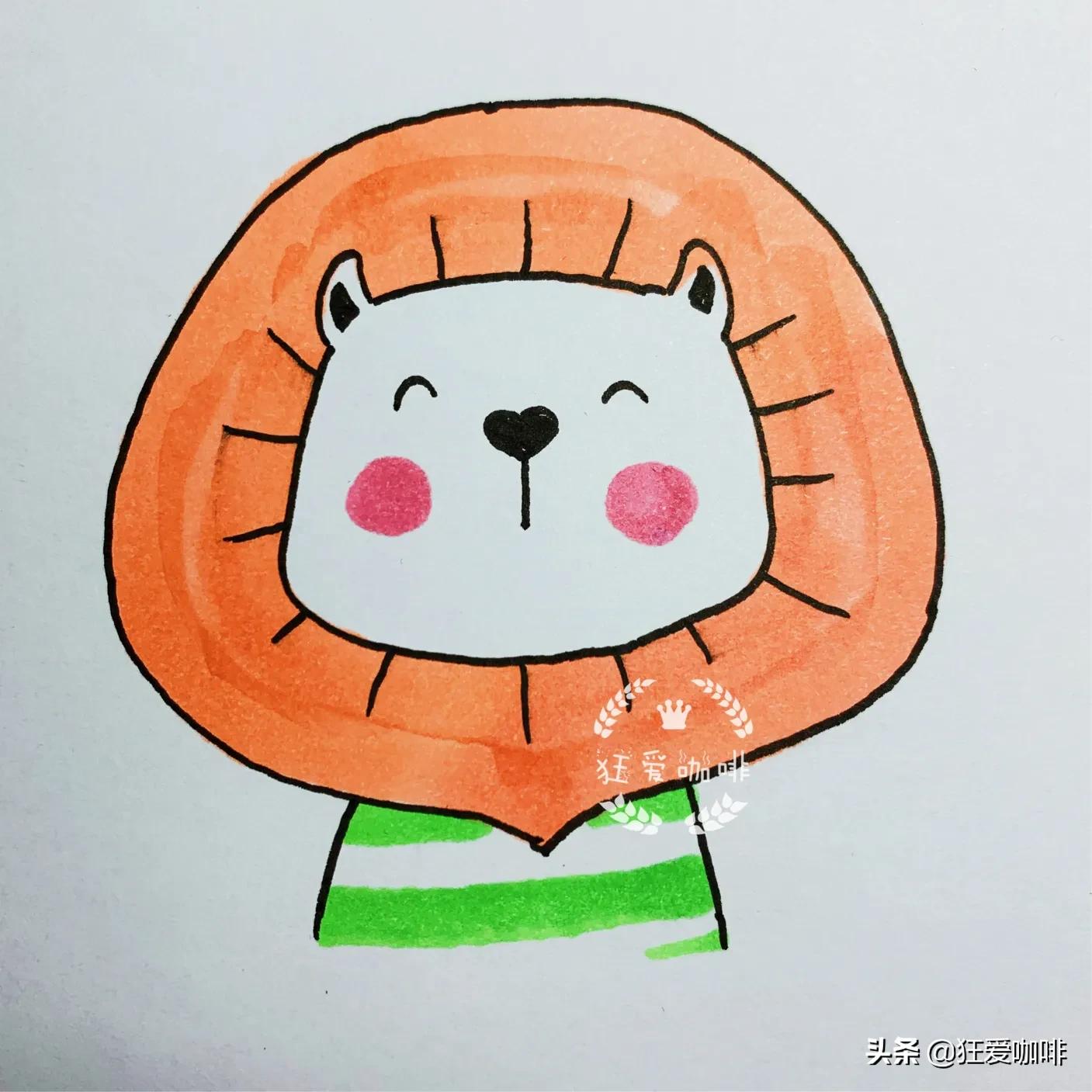 100个萌萌图案手账,动物手帐可爱小图案