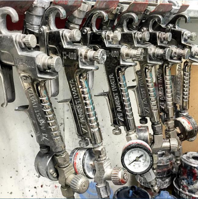 岩田101喷枪真假区别,日本进口岩田w71喷枪