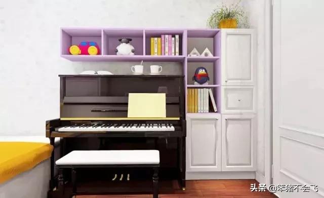 儿童房钢琴摆放效果图,卧室钢琴摆放效果图
