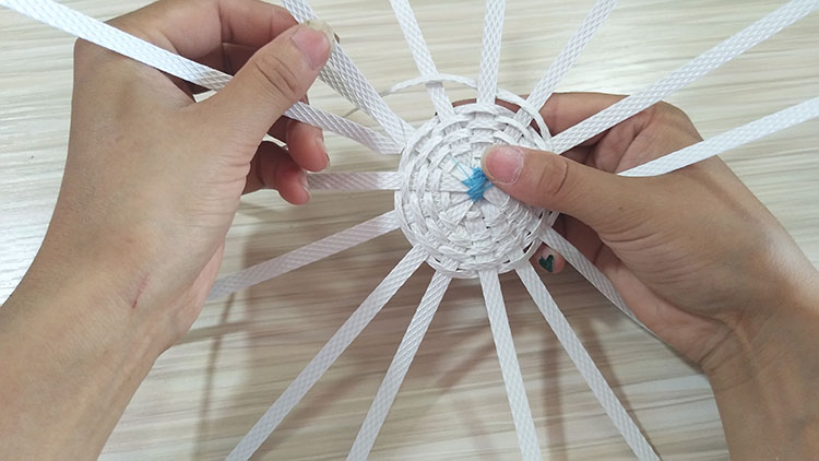 草编收纳筐手工制作,废物利用手工编织筐子全教程方法