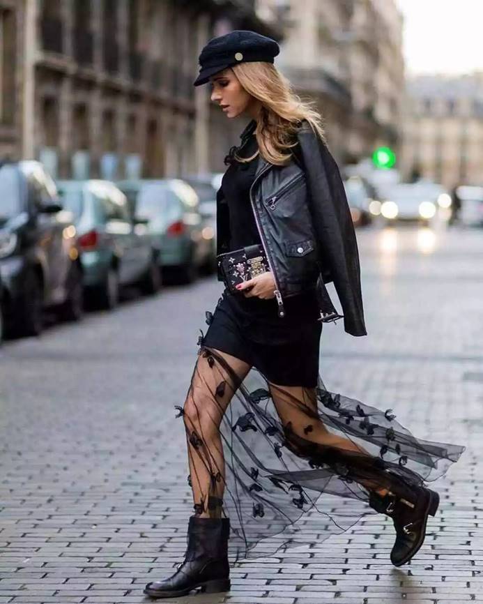 皮衣怎么穿显得时尚 (皮衣这样穿随性帅气气场十足)