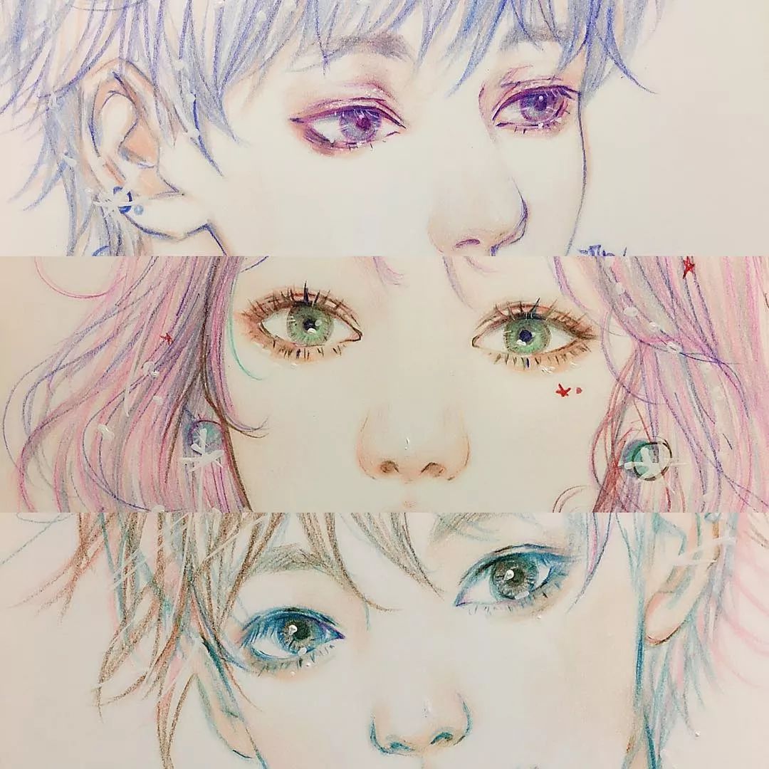 简单又好看的100种眼睛画法,画12种眼睛的画法