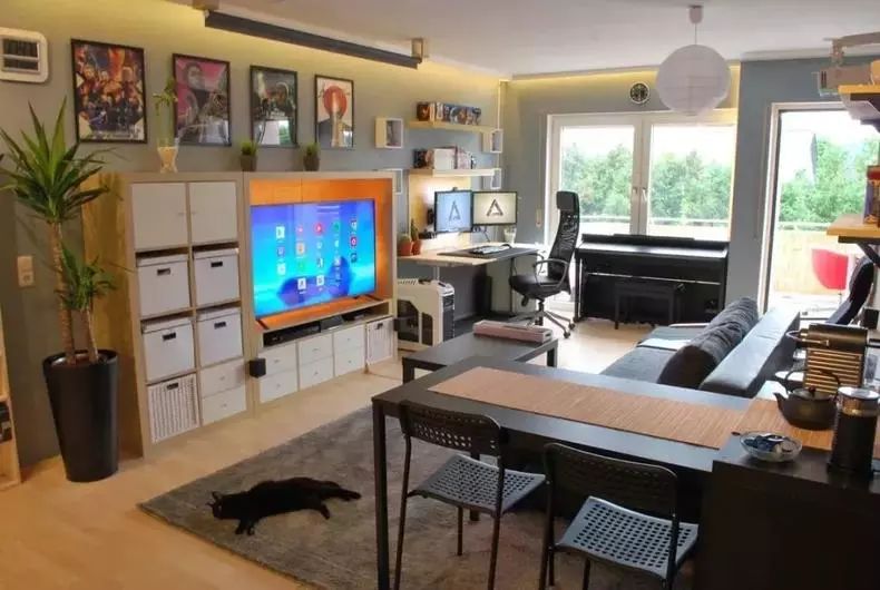 100种客厅设计,客厅餐厅一体餐厅设计风格