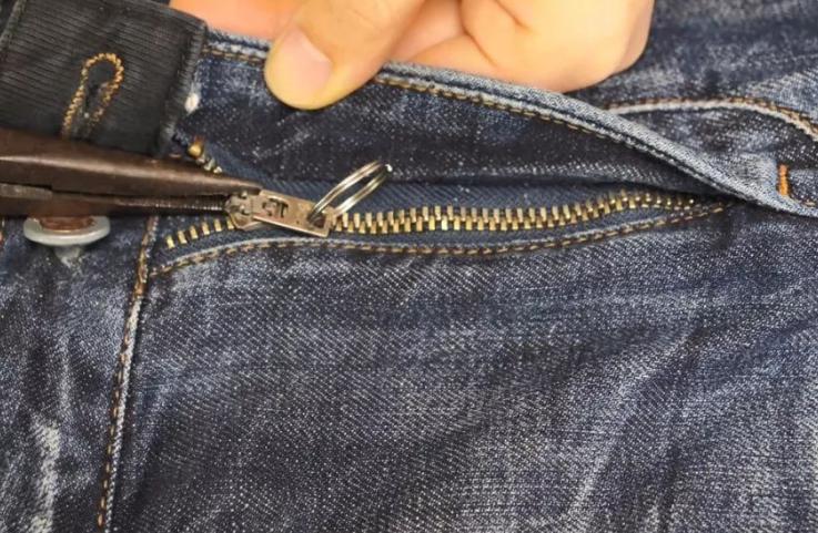 裤子拉链怎么可以不往下掉,裤子拉链老是滑下去自己怎么缝