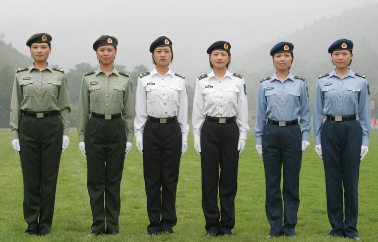 中国人民解放军从古至今的军装,中国人民解放军各军常服图片