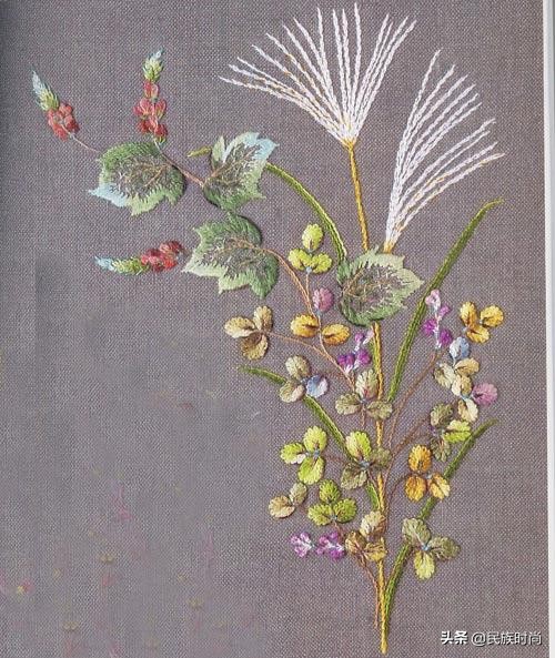 滚针绣,刺绣直针绣教程