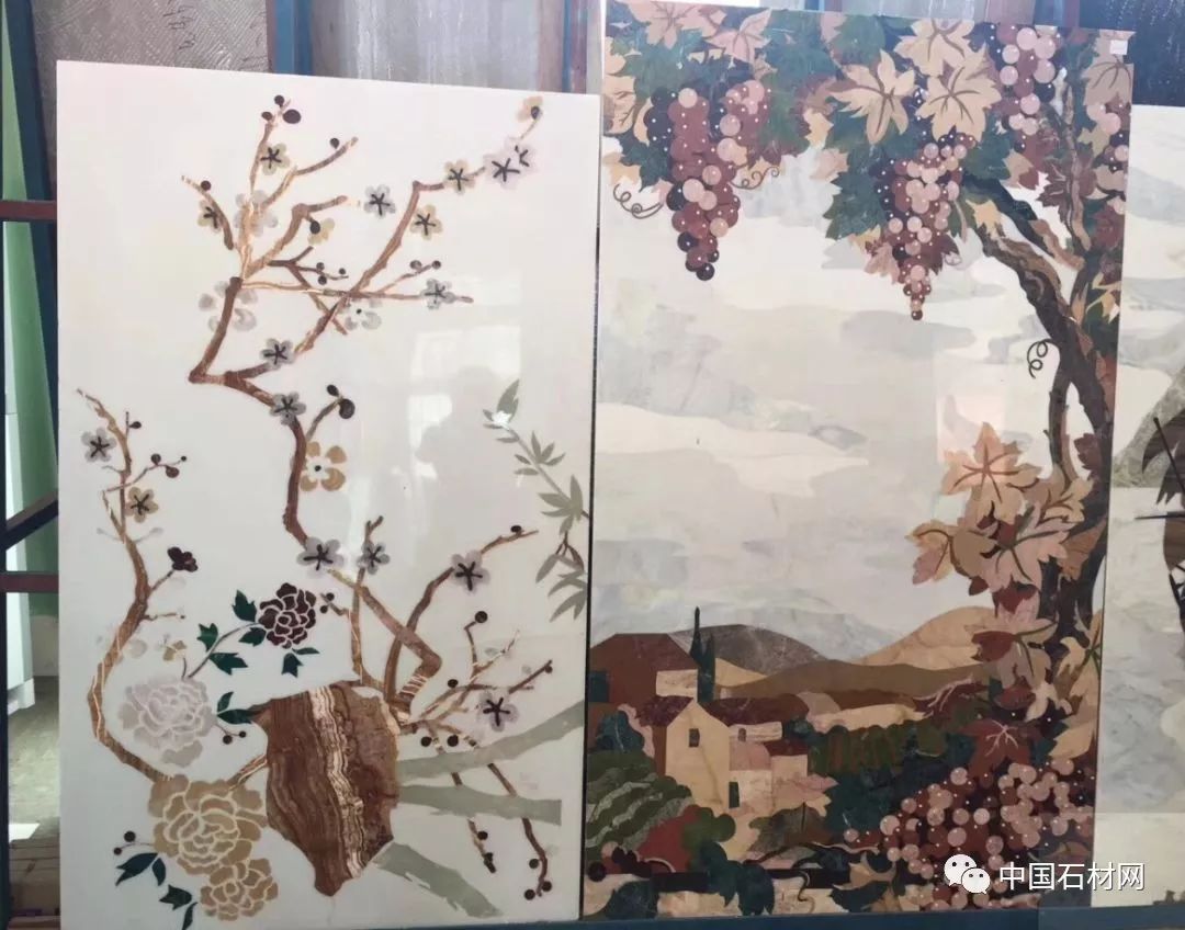 中式别墅石材水刀拼花图册,顶级石材水刀拼花