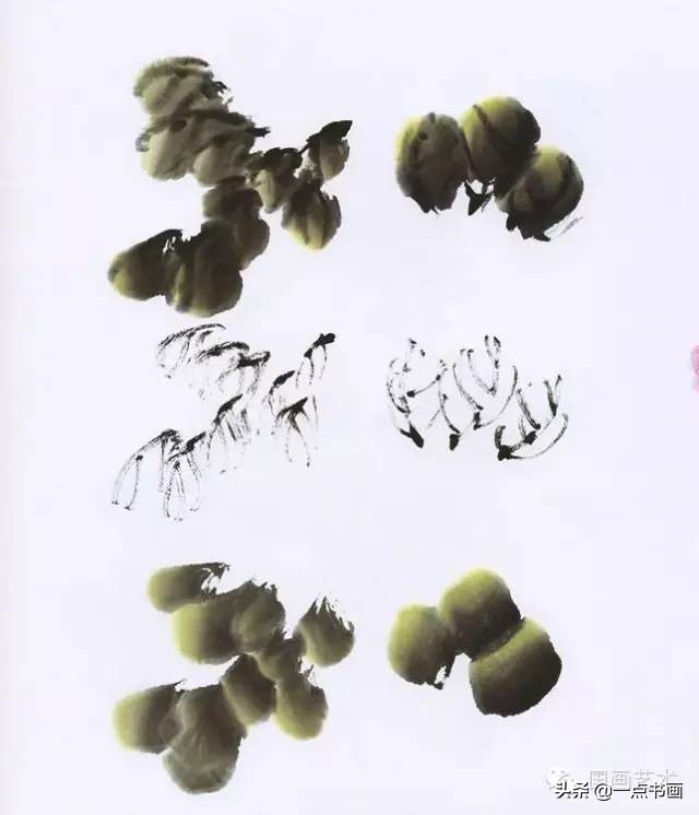 齐白石牡丹国画写意作品,写意国画牡丹的用笔技巧