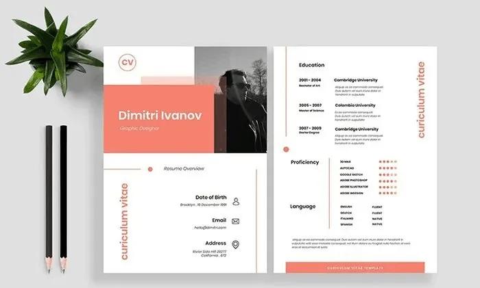 如何制作一份极简简历模板,优质简历模板怎么制作